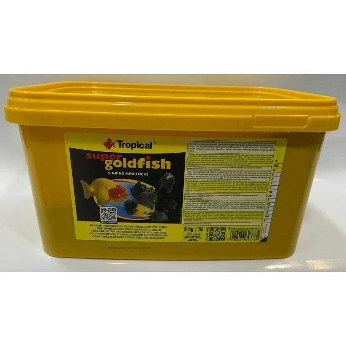 Tropical Super Goldfish Sinking Mini Sticks Kovadan Bölme 100 gr
