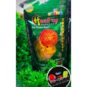 ORJİNAL PAKET OKİKO HEAD HUNCHER &ASTAXANTHİN FLOWERHORN RENK YEMİ YEŞİL