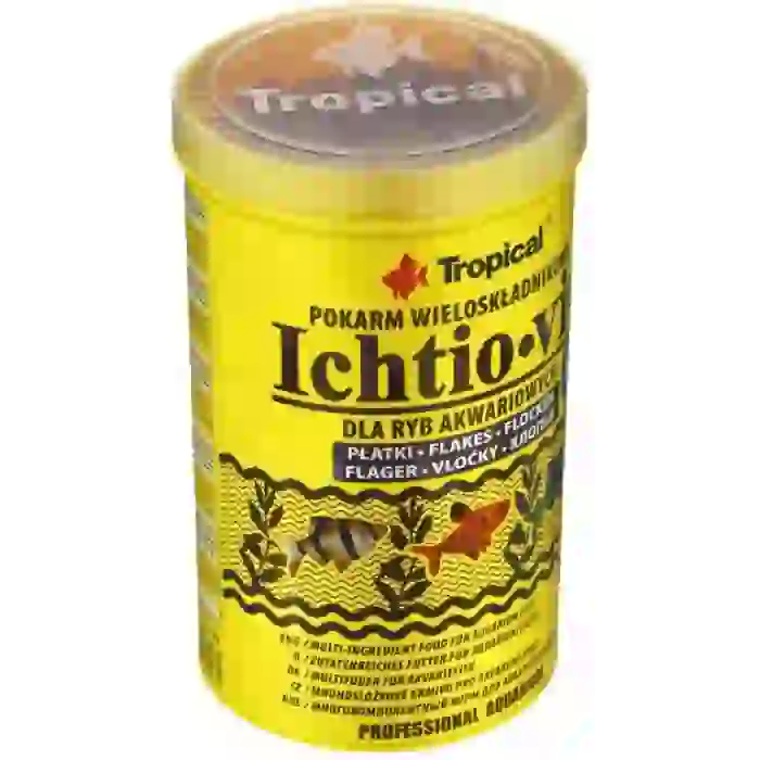 Tropical Ichtio-vit Akvaryum balıkları için pul yem 1000ml