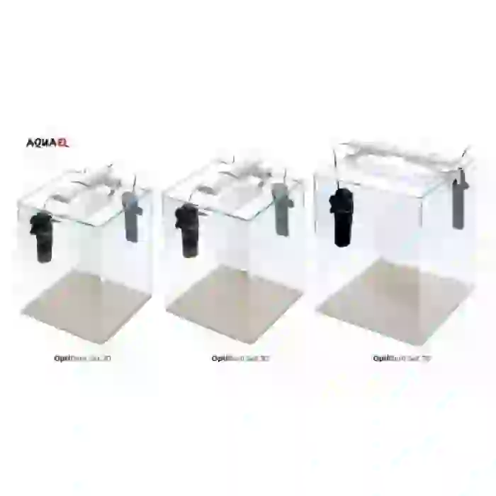 Aquael Optibent Set 70 WHİTE / 39x39x45Cm Full Set Akvaryum