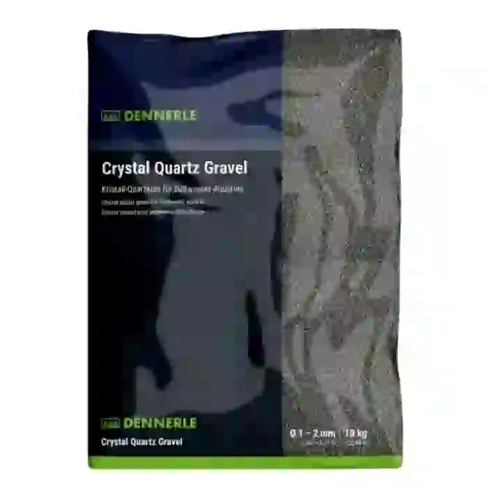 Dennerle Crystal Quartz Gravel Diamond Black 10kg(2MM)
