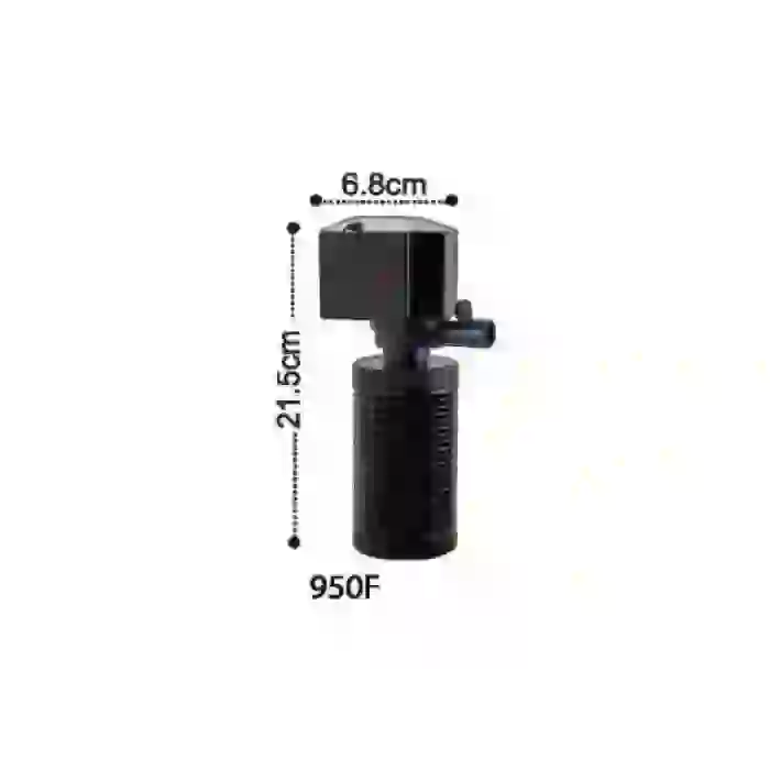 Dophin 950F Akvaryum İç Filtre 480 L/H