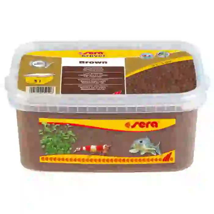 sera akvaryum kumu kahverengi 2-3 mm 3 Litre
