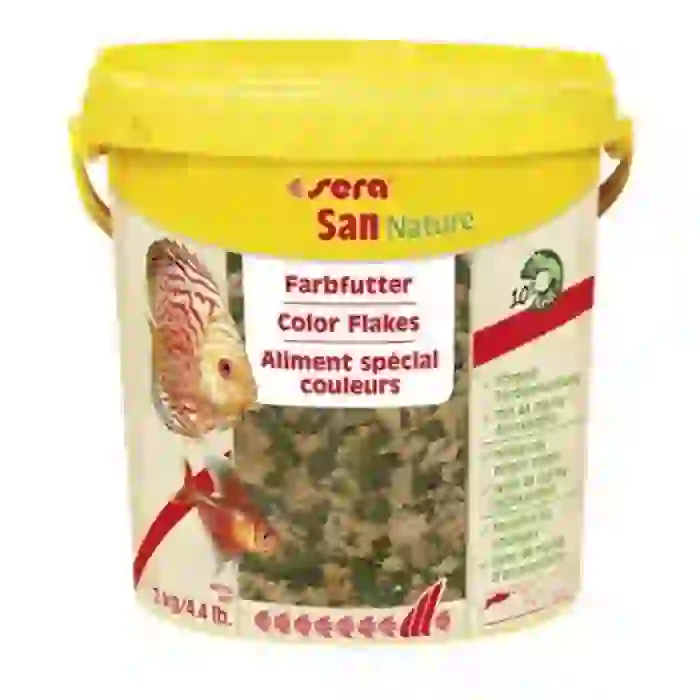 Sera San Nature Color Flakes Kovadan Bölme 100gr