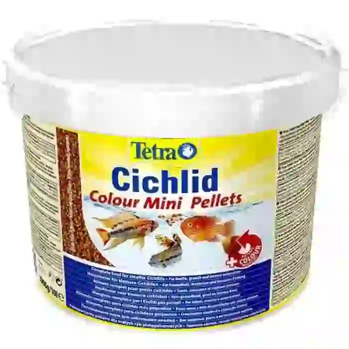 Tetra Cichlid Colour Mini Pellets Kovadan Bölme 100gr