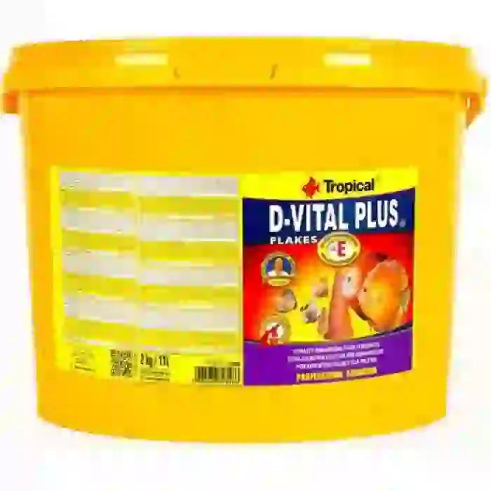 Tropical D-Vital Plus Flakes Kovadan Bölme 100gr