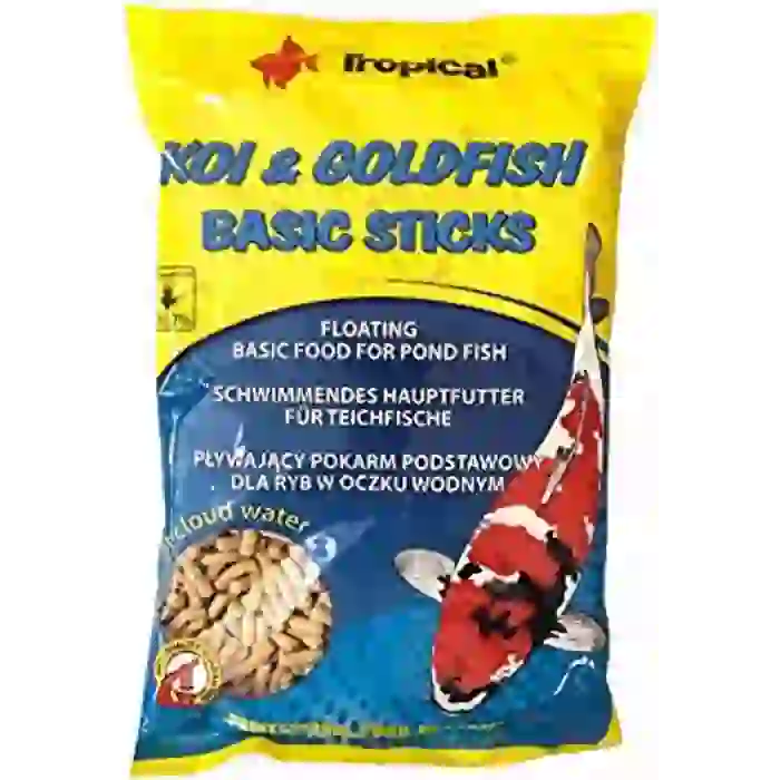 Tropical Koi & Goldfish Basic Sticks 90 gr Paket