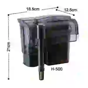 Dophin H500 Akvaryum Askılı Şelale Filtre 510 L/S