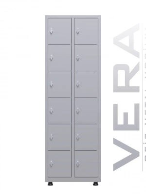 Soyunma Dolabı 12 Kişilik Metal Dolap, İşçi Soyunma Dolabı