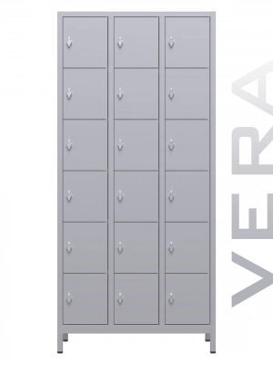 Soyunma Dolabı 18 Kişilik Metal Dolap, İşçi Soyunma Dolabı