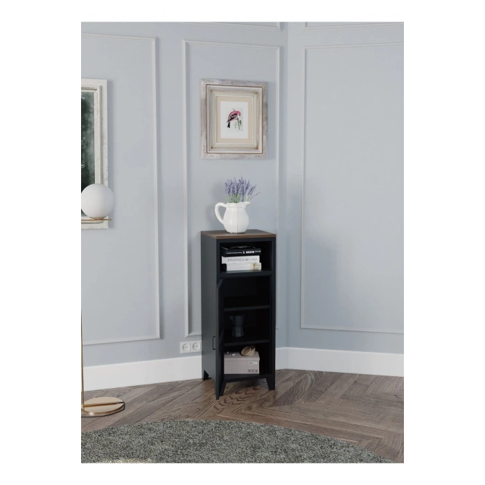 Metal Dosya Kitaplık Dolabı Vintage