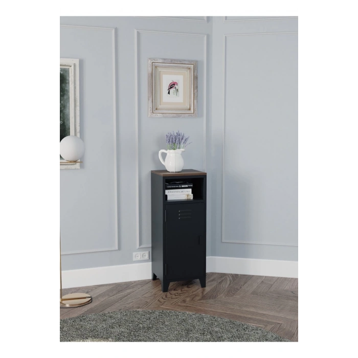 Metal Dosya Kitaplık Dolabı Vintage