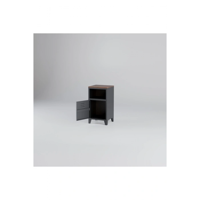 Metal Dosya Kitaplık Dolabı Vintage