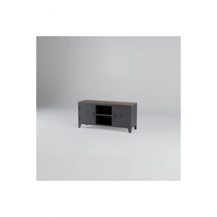 Metal Dosya Kitaplık Dolabı Vintage