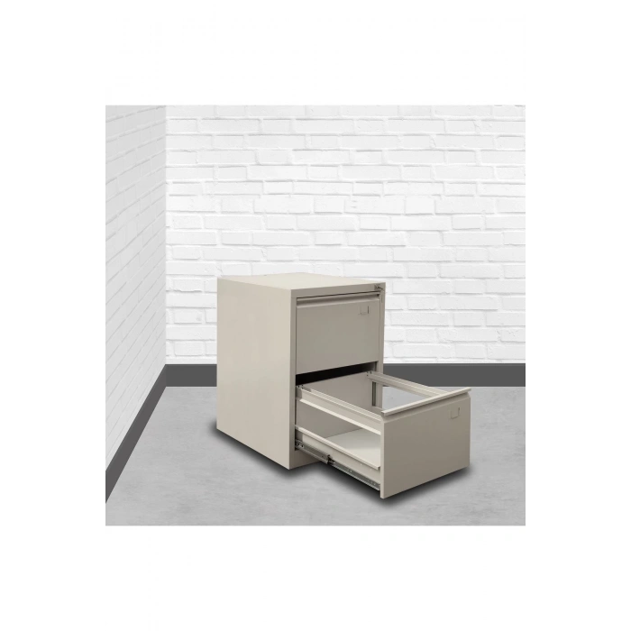 Metal Kartoteks Ofis Dolap 2 Çekmeceli