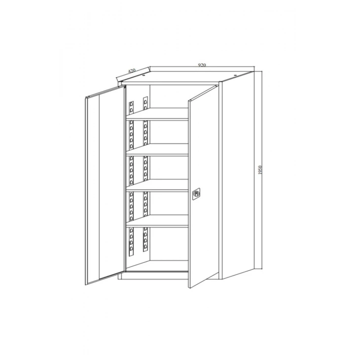 Çelik Dosya Dolabı Metal Dolap Ofis Dolapları Arşiv , Garaj , Bahçe , Kiler , Balkon
