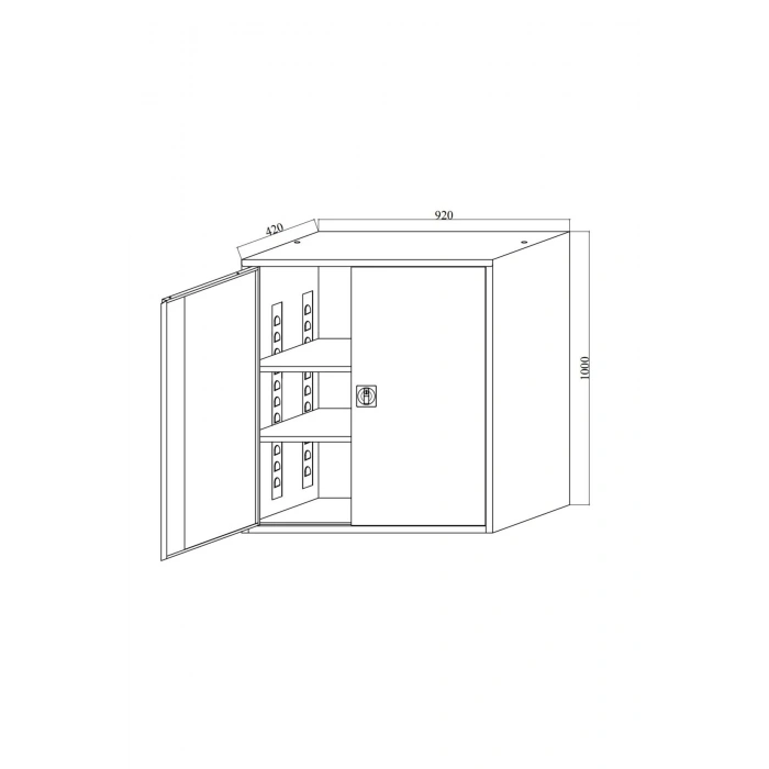 Çelik Dosya Dolabı Metal Dolap Ofis Dolapları Arşiv , Garaj , Bahçe , Kiler , Balkon