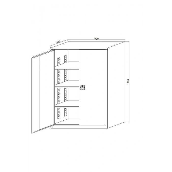 Çelik Dosya Dolabı Metal Dolap Ofis Dolapları Arşiv , Garaj , Bahçe , Kiler , Balkon