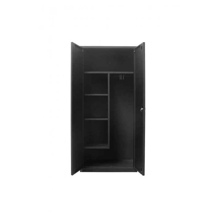 TEMİZLİK, KİLER DOLABI L TİPİ BÖLMELİ 80X38X180