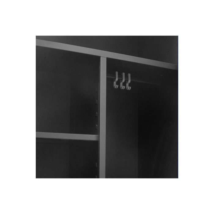 TEMİZLİK, KİLER DOLABI L TİPİ BÖLMELİ 80X38X180