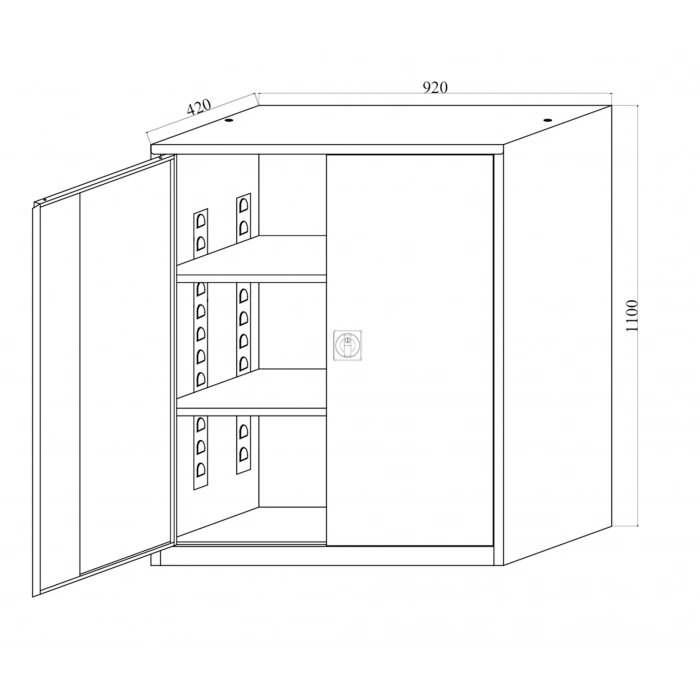 Çelik Dosya Dolabı Metal Dolap Ofis Dolapları Ofis Dolapları Arşiv , Garaj , Bahçe , Kiler , Balkon