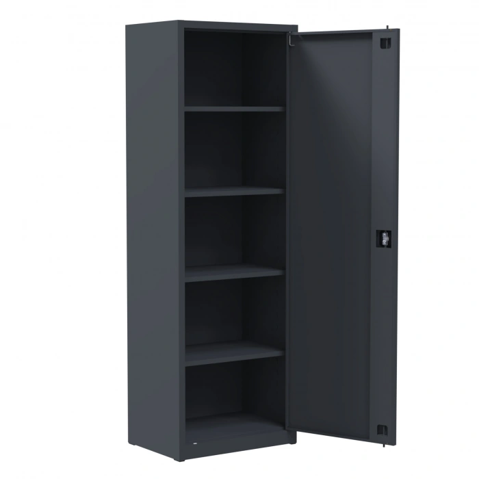 Çelik Dosya Dolabı Metal Dolap Ofis Dolapları Arşiv,Garaj,Bahçe,Kiler,Balkon 50X60X180 Antrasit