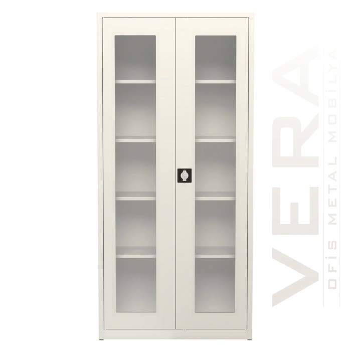 Dosya Dolabı Camlı Dosya Dolapları Ofis Dolabı Metal Dolap Ofis Dolapları Arşiv , Garaj , Bahçe , Kiler , Balkon 80X38X180