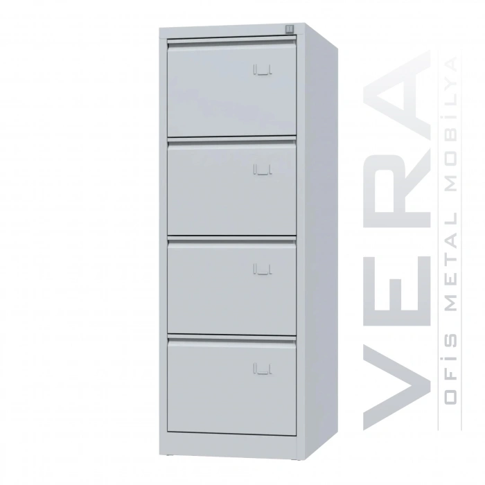 Kartoteks Klasör Dolabı Çelik 4 Çekmeceli