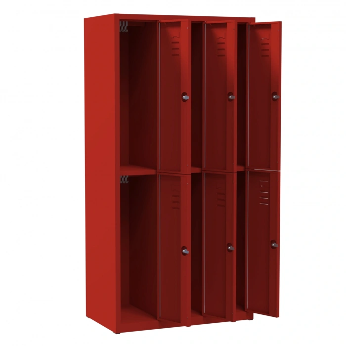 Metal Soyunma Dolabı 6 Kişilik İşçi Soyunma Dolabı
