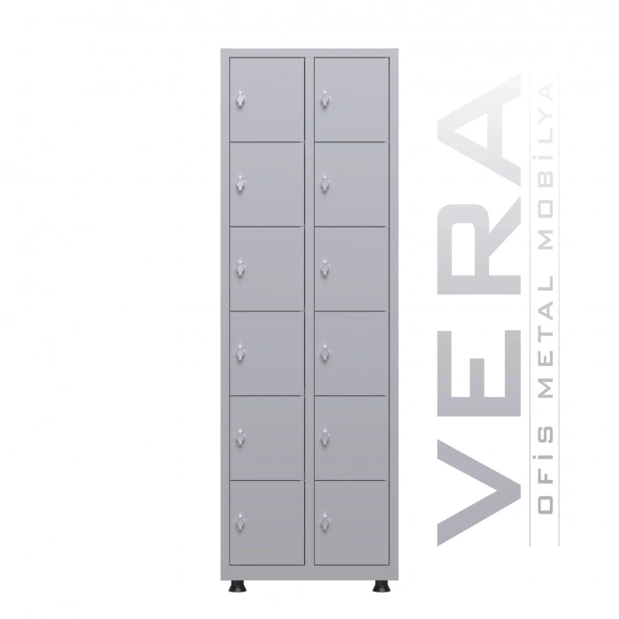 Soyunma Dolabı 12 Kişilik Metal Dolap, İşçi Soyunma Dolabı