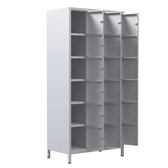 Soyunma Dolabı 18 Kişilik Metal Dolap, İşçi Soyunma Dolabı