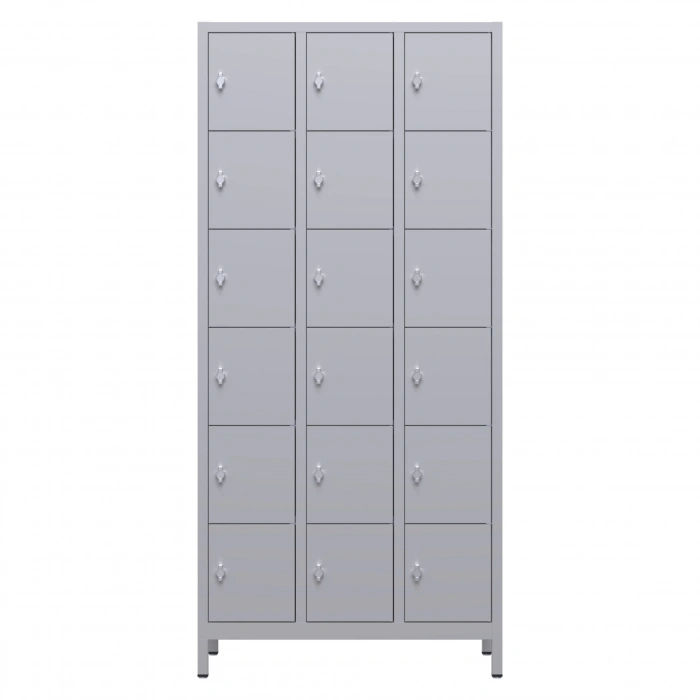 Soyunma Dolabı 18 Kişilik Metal Dolap, İşçi Soyunma Dolabı