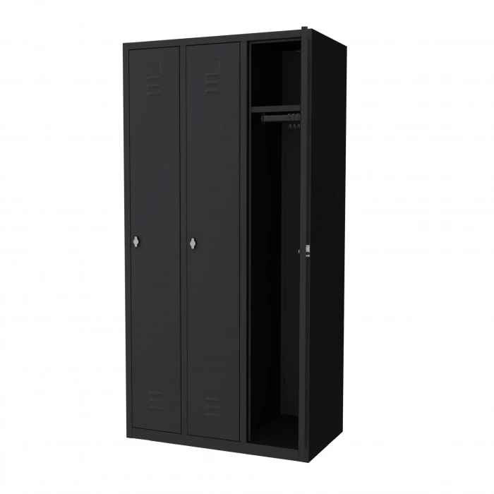 Soyunma Dolabı 3 Kişilik Metal Dolap, İşçi Soyunma Dolabı 90X50X180
