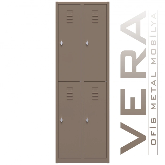 Soyunma Dolabı Metal 4 Kişilik İşçi Soyunma Dolabı