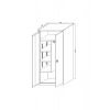 TEMİZLİK, KİLER DOLABI L TİPİ BÖLMELİ 80X38X180