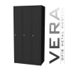 Soyunma Dolabı 3 Kişilik Metal Dolap, İşçi Soyunma Dolabı 90X50X180