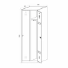 Soyunma Dolabı Metal 2 Kişilik, İşçi Soyunma Dolabı