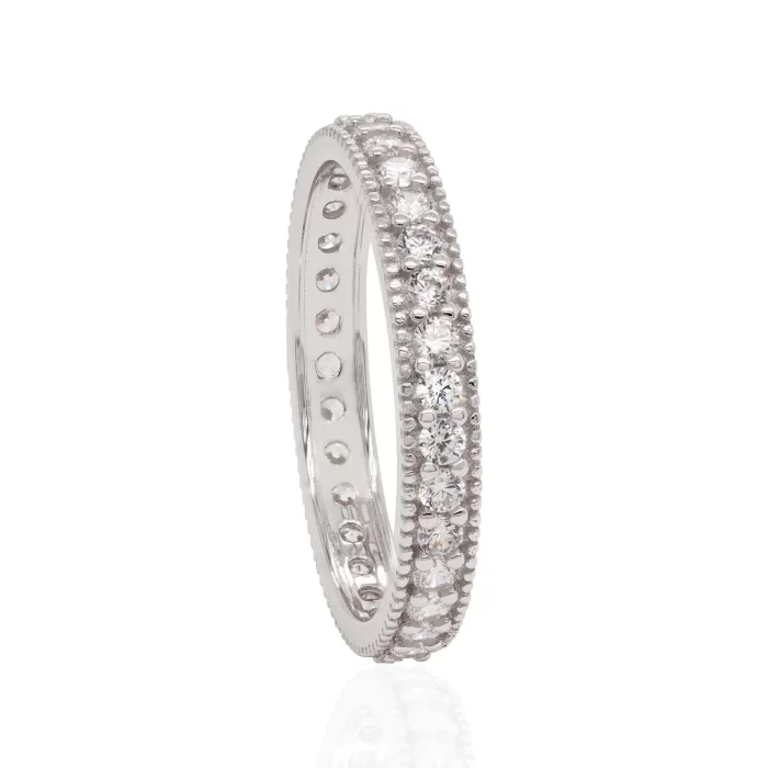 Eternity White Gold Wedding Ring For Women