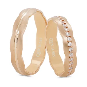 Sarı Altın Tamtur Kadın Alyans