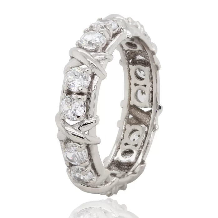 White Gold Eternity Wedding For Women