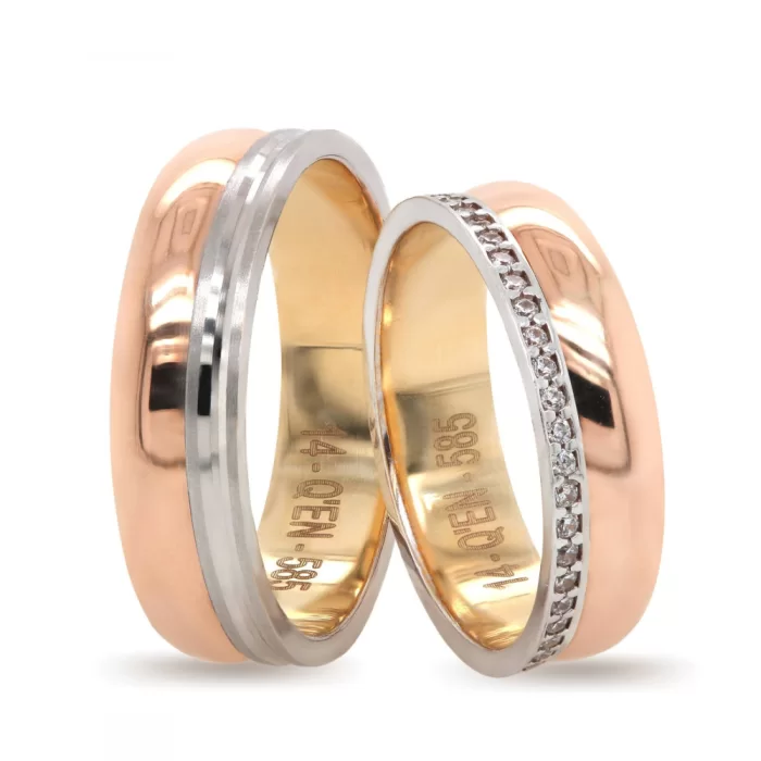 Handmade Full Eternity Detailed Rose Gold Wedding Ring  For Women