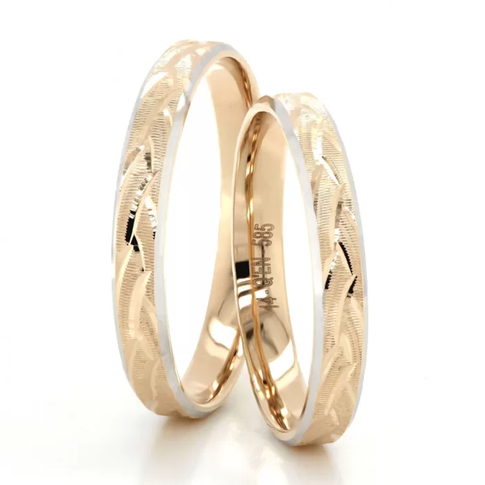 Light Collection Unique Wedding Band For Women