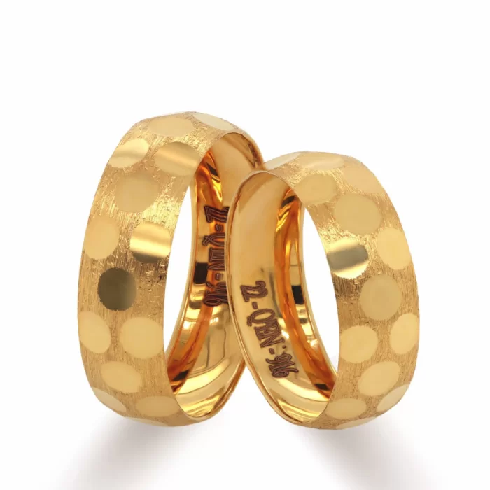 22k Eternity White Gold Wedding Ring For Set