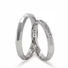 White Gold Stony Wedding Ring For Women