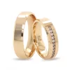 Handmade Half Eternity Wedding Ring For Men