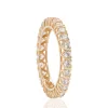 Eternity Yellow Gold Engagement Ring For Women