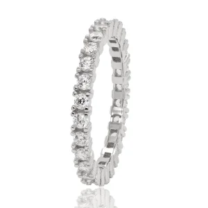 Eternity White Gold Engagement Ring For Women