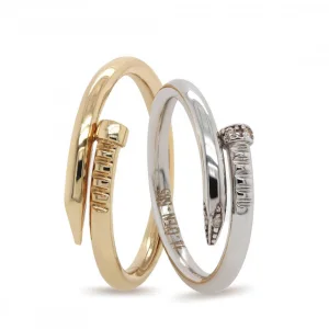 Handmade Nail Model Wedding Ring For Women