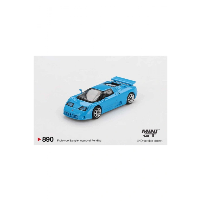 164 Bugattı Eb 110 Super Sport Blu Bugattı Mgt00890-Bl