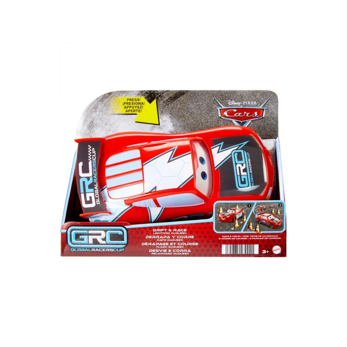 Mattel Cars Drift Atabilen Şimşek Mcqueen, 2 moda sahip oyuncak araç HXJ34